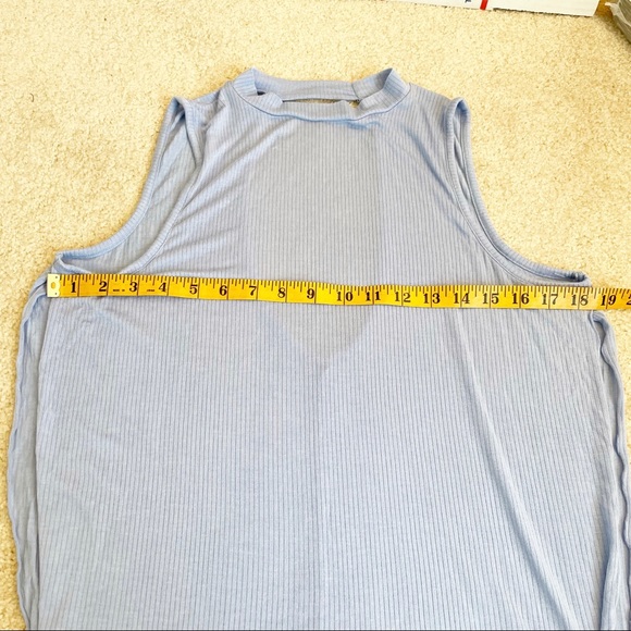 UO Silence & Noise Periwinkle Open Back Tank Top - Picture 7 of 8